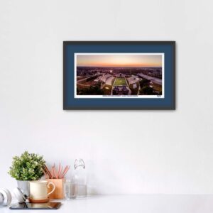 Framed Gameday Sunrise Fine Art Print